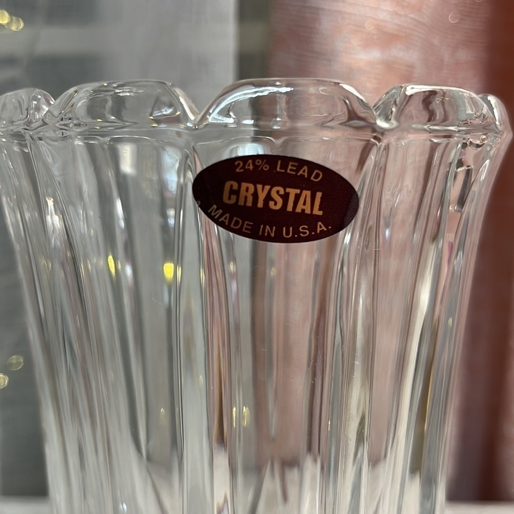 Crystal Vase - Picture 5 of 5